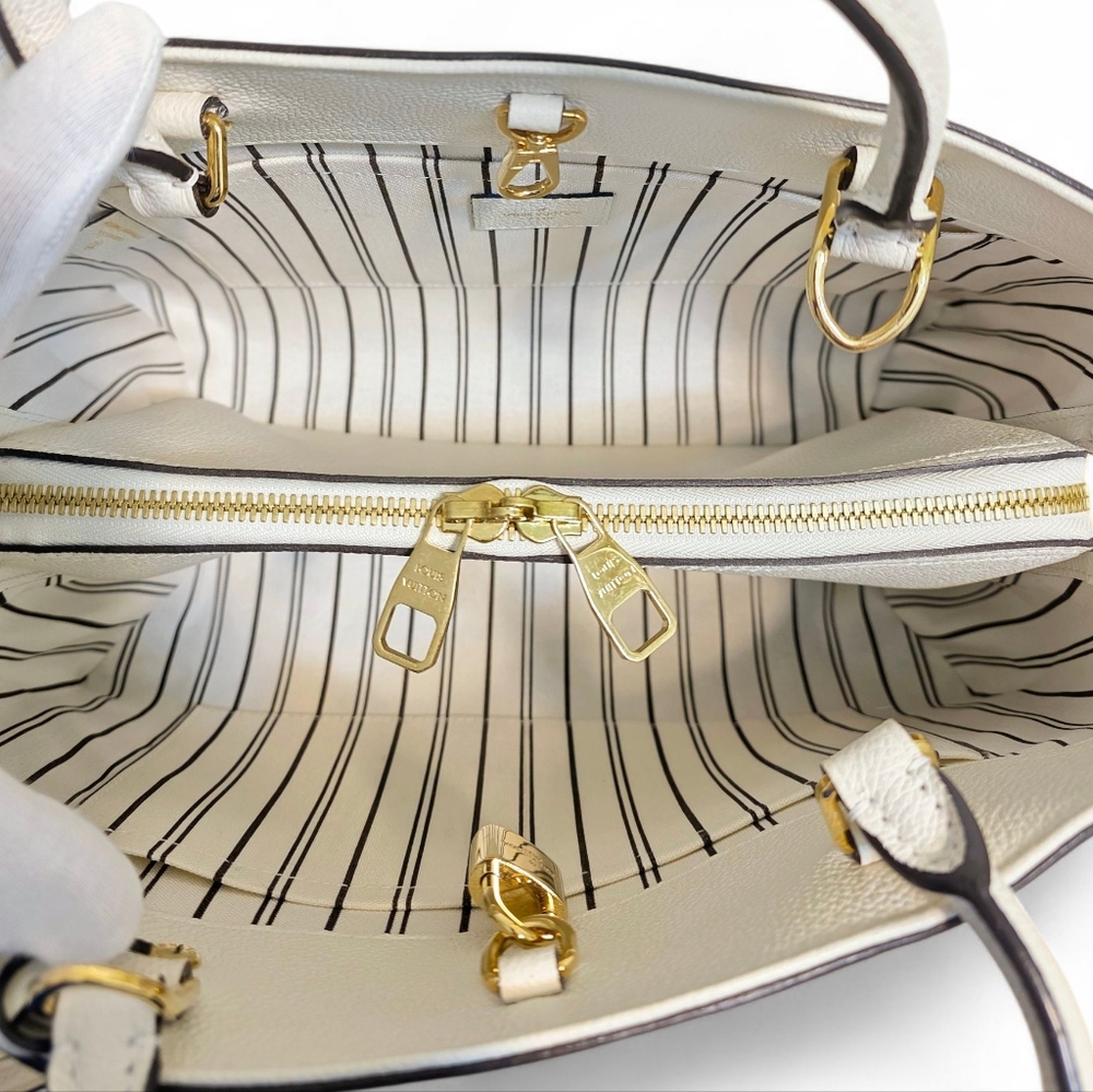 ✨️Excellent condition Louis Vuitton Montaigne MM White Empreinte - Picture 8 of 16